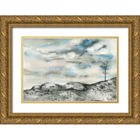Fading Mirage 2 Gold Ornate Wood Framed Art Print with Double Matting by Charest, Doris