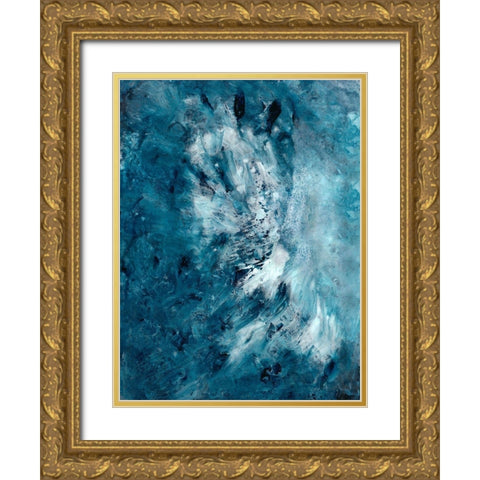 Ocean Depths Gold Ornate Wood Framed Art Print with Double Matting by Charest, Doris
