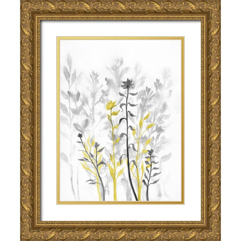 Illuminating Growth 1 Gold Ornate Wood Framed Art Print with Double Matting by Charest, Doris