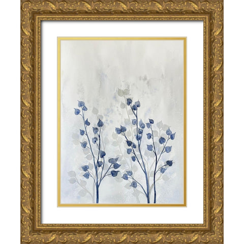 Sprouting Joy 1 Gold Ornate Wood Framed Art Print with Double Matting by Charest, Doris