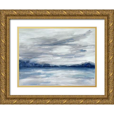 Gloomy Storms 2 Gold Ornate Wood Framed Art Print with Double Matting by Charest, Doris
