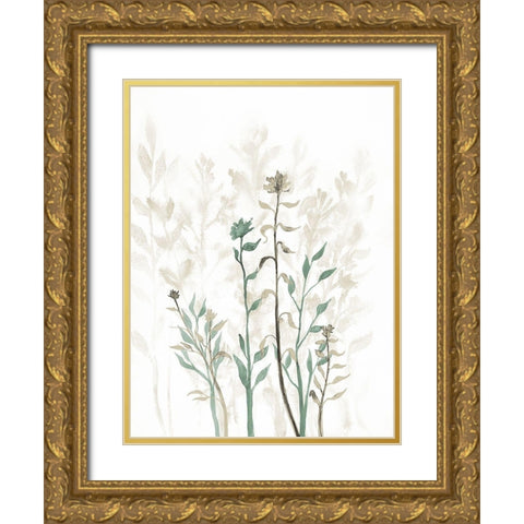 Rustic Growth 1 Gold Ornate Wood Framed Art Print with Double Matting by Charest, Doris