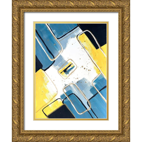 Absentminded Emotion 1 Gold Ornate Wood Framed Art Print with Double Matting by Charest, Doris