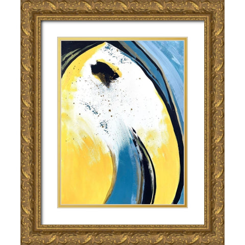 Absentminded Emotion 2 Gold Ornate Wood Framed Art Print with Double Matting by Charest, Doris