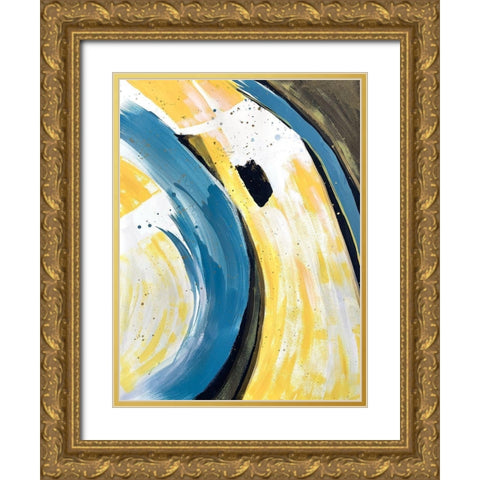 Absentminded Emotion 3 Gold Ornate Wood Framed Art Print with Double Matting by Charest, Doris