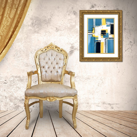Absentminded Emotion 5 Gold Ornate Wood Framed Art Print with Double Matting by Charest, Doris