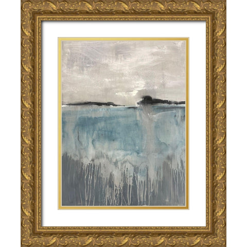 Distant Sentiment 1 Gold Ornate Wood Framed Art Print with Double Matting by Charest, Doris