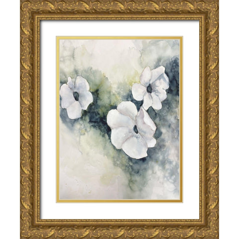 Deceiving Innocense 1 Gold Ornate Wood Framed Art Print with Double Matting by Charest, Doris