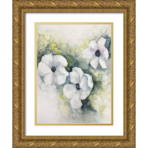 Deceiving Innocense 2 Gold Ornate Wood Framed Art Print with Double Matting by Charest, Doris