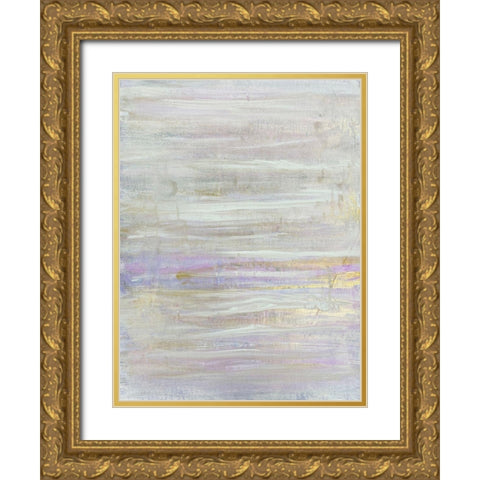 Soft Depths 1 Gold Ornate Wood Framed Art Print with Double Matting by Charest, Doris