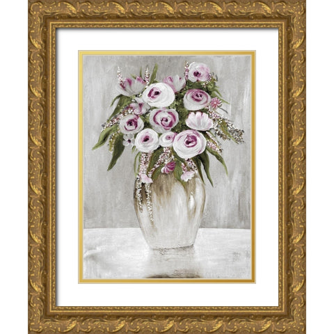 Painterly Beauty 1 Gold Ornate Wood Framed Art Print with Double Matting by Charest, Doris