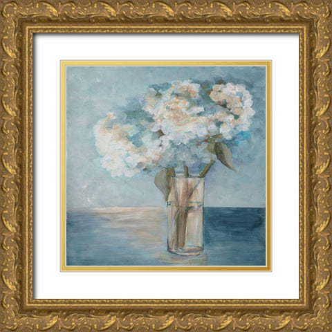 Serenity Gold Ornate Wood Framed Art Print with Double Matting by Charest, Doris