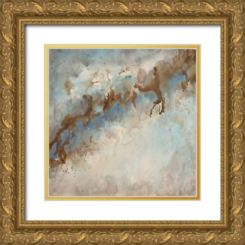 Emanation Gold Ornate Wood Framed Art Print with Double Matting by Charest, Doris