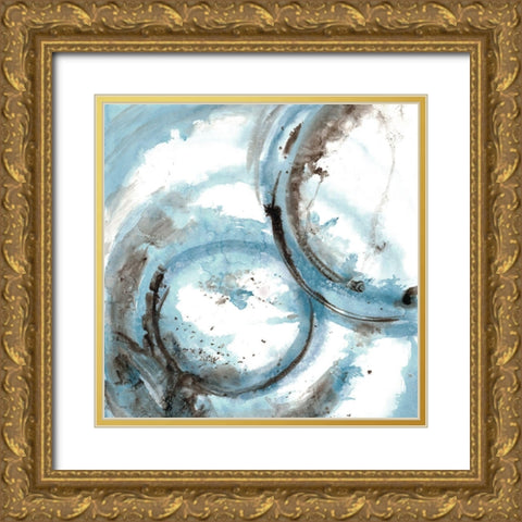 Perigee 2 Gold Ornate Wood Framed Art Print with Double Matting by Charest, Doris