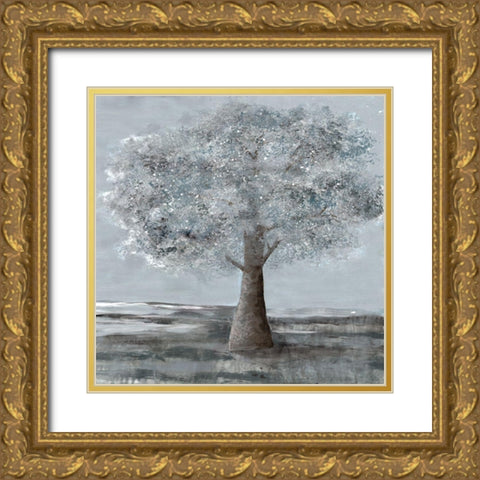 Solitary Beauty 2 Gold Ornate Wood Framed Art Print with Double Matting by Charest, Doris