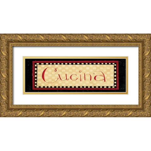 Cucina Gold Ornate Wood Framed Art Print with Double Matting by DiPaolo, Dan