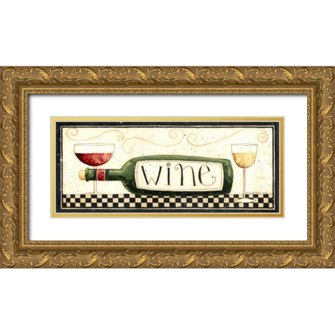 Wine Gold Ornate Wood Framed Art Print with Double Matting by DiPaolo, Dan