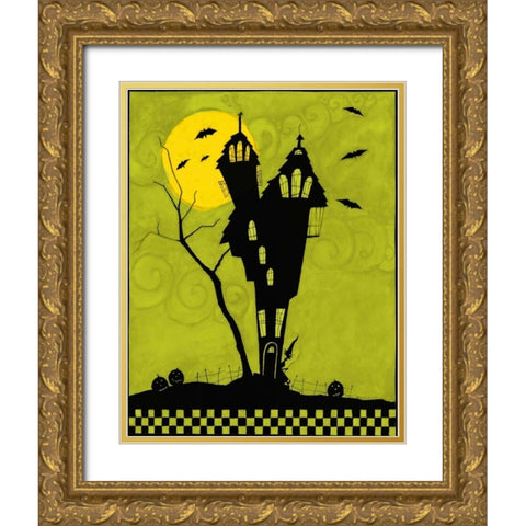 Haunted Gold Ornate Wood Framed Art Print with Double Matting by DiPaolo, Dan