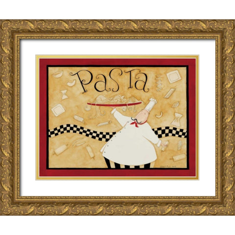 Pasta Gold Ornate Wood Framed Art Print with Double Matting by DiPaolo, Dan