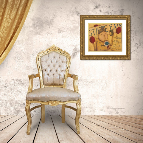 State Fair Gold Ornate Wood Framed Art Print with Double Matting by DiPaolo, Dan
