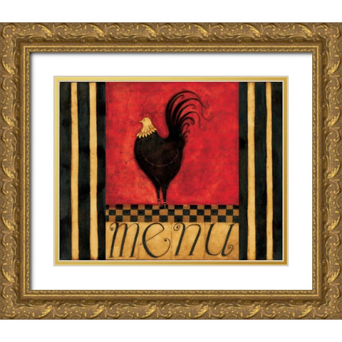 Food Gold Ornate Wood Framed Art Print with Double Matting by DiPaolo, Dan