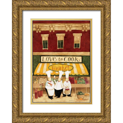 Together Gold Ornate Wood Framed Art Print with Double Matting by DiPaolo, Dan