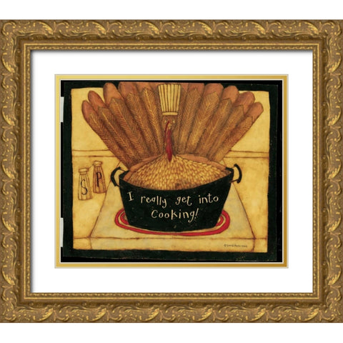 Feast Gold Ornate Wood Framed Art Print with Double Matting by DiPaolo, Dan