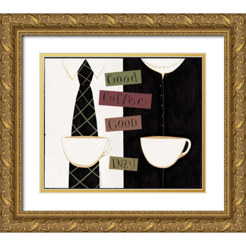 Out To Work Gold Ornate Wood Framed Art Print with Double Matting by DiPaolo, Dan