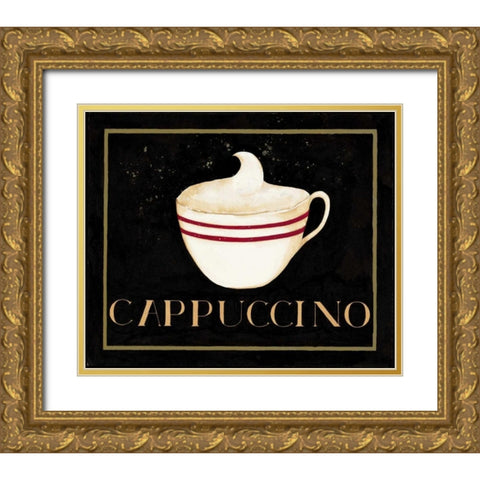 Midnight Coffee Gold Ornate Wood Framed Art Print with Double Matting by DiPaolo, Dan