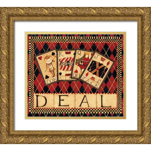 Deal Gold Ornate Wood Framed Art Print with Double Matting by DiPaolo, Dan