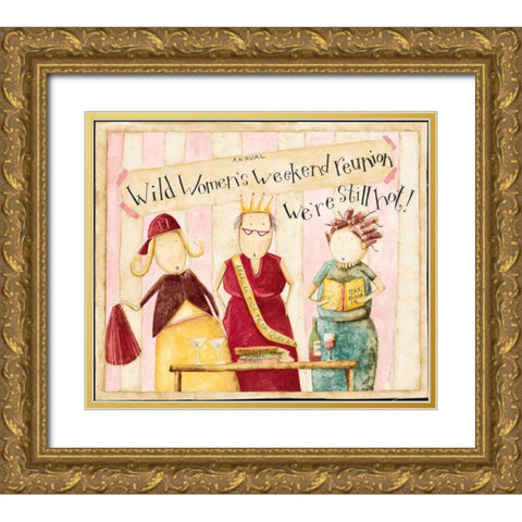 Wild Gold Ornate Wood Framed Art Print with Double Matting by DiPaolo, Dan