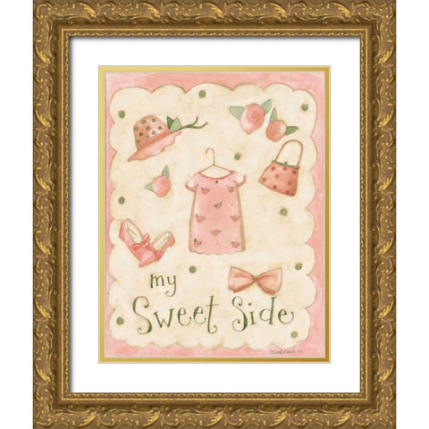 Sweet Gold Ornate Wood Framed Art Print with Double Matting by DiPaolo, Dan