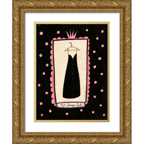 Dress Gold Ornate Wood Framed Art Print with Double Matting by DiPaolo, Dan