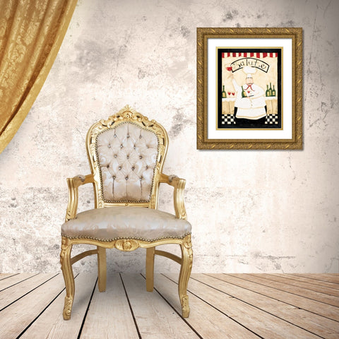 Salute Gold Ornate Wood Framed Art Print with Double Matting by DiPaolo, Dan
