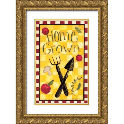 Home Grown Gold Ornate Wood Framed Art Print with Double Matting by DiPaolo, Dan