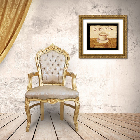 Coffee Shot Gold Ornate Wood Framed Art Print with Double Matting by DiPaolo, Dan