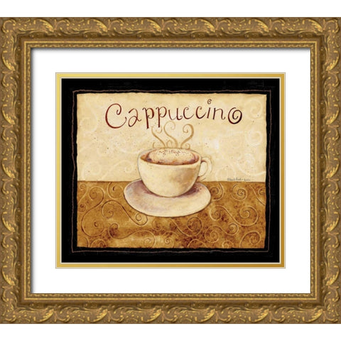 Coffee Shot Gold Ornate Wood Framed Art Print with Double Matting by DiPaolo, Dan