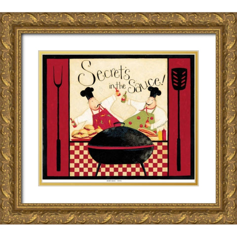 Sauce Gold Ornate Wood Framed Art Print with Double Matting by DiPaolo, Dan