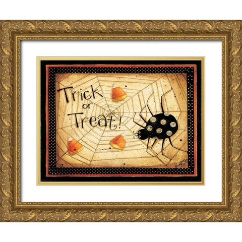 Web Gold Ornate Wood Framed Art Print with Double Matting by DiPaolo, Dan