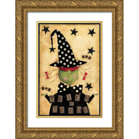 Which Witch Gold Ornate Wood Framed Art Print with Double Matting by DiPaolo, Dan