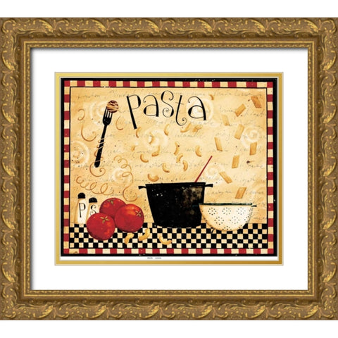 Pasta Gold Ornate Wood Framed Art Print with Double Matting by DiPaolo, Dan