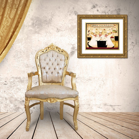 Home Cooking Gold Ornate Wood Framed Art Print with Double Matting by DiPaolo, Dan