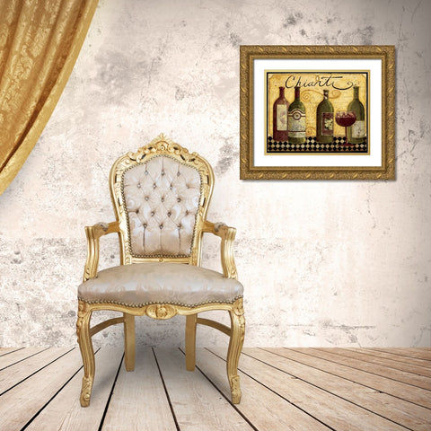 Chianti Gold Ornate Wood Framed Art Print with Double Matting by DiPaolo, Dan