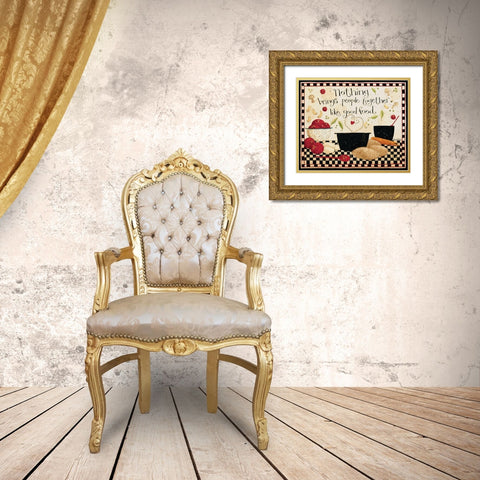 Good Food Gold Ornate Wood Framed Art Print with Double Matting by DiPaolo, Dan