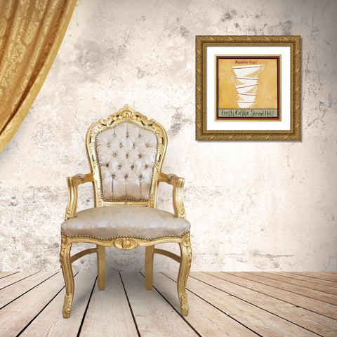 Another Cup Gold Ornate Wood Framed Art Print with Double Matting by DiPaolo, Dan