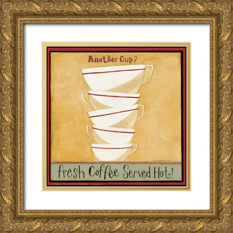 Another Cup Gold Ornate Wood Framed Art Print with Double Matting by DiPaolo, Dan