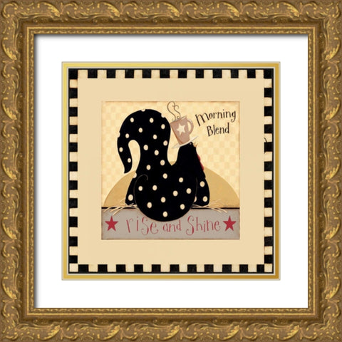 Rise Gold Ornate Wood Framed Art Print with Double Matting by DiPaolo, Dan
