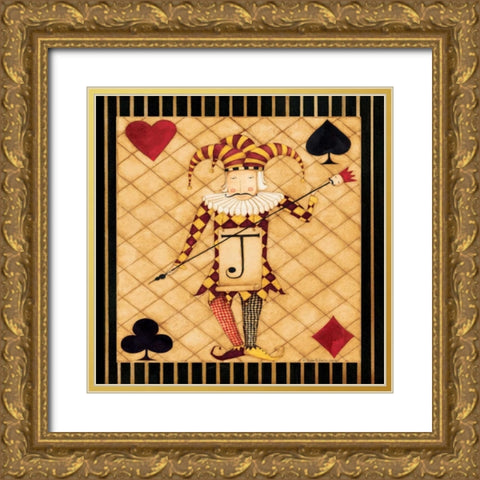 What a Joker Gold Ornate Wood Framed Art Print with Double Matting by DiPaolo, Dan