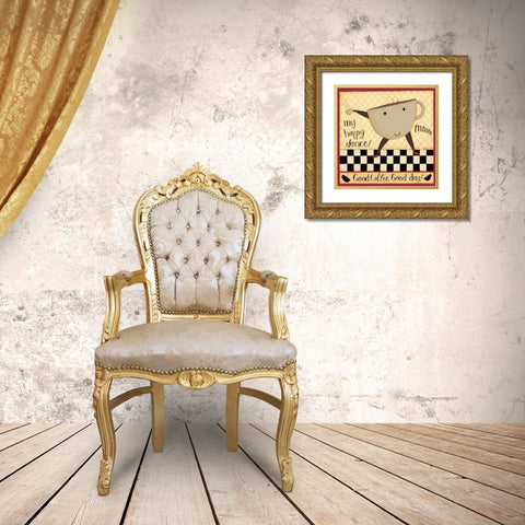 Hi Cupy Gold Ornate Wood Framed Art Print with Double Matting by DiPaolo, Dan