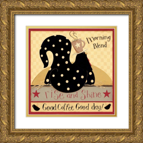 Morning Blend Gold Ornate Wood Framed Art Print with Double Matting by DiPaolo, Dan